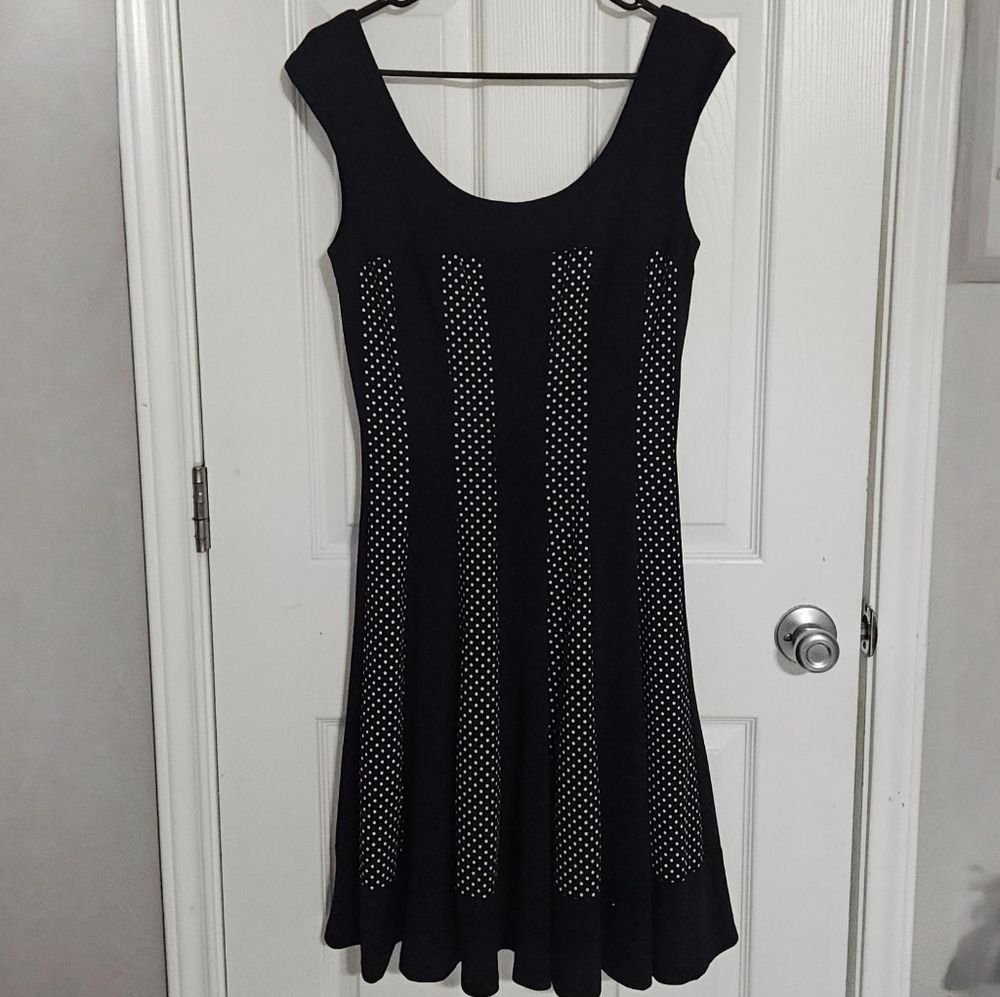 Connected Apparel Black Mini Dress